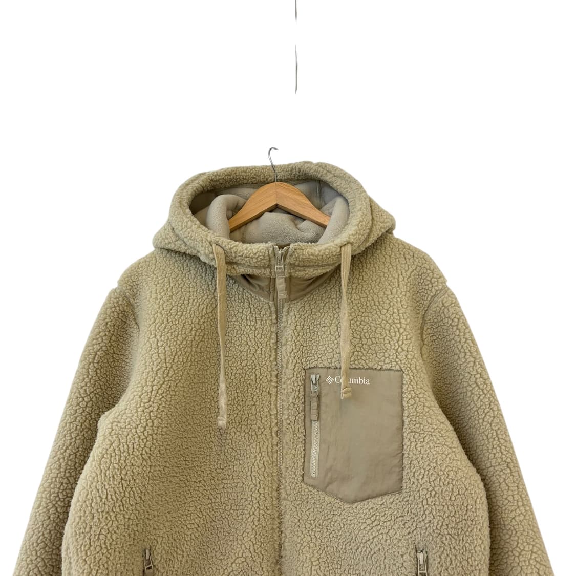 컬럼비아 플리스 후드 자켓 베이지 상품이미지2