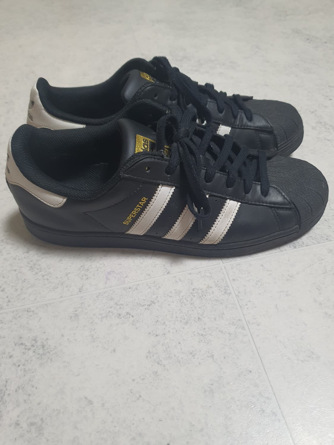아디다스 슈퍼스타 블랙 화이트 275 상품이미지2