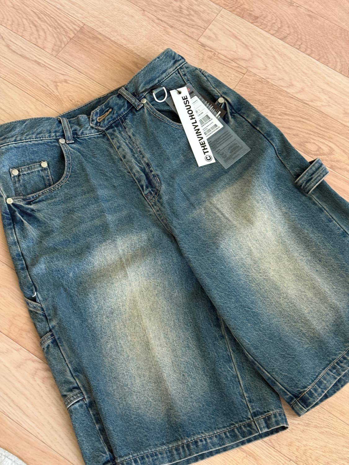 더바이닐하우스 카펜터데님쇼츠 블루 상품이미지4