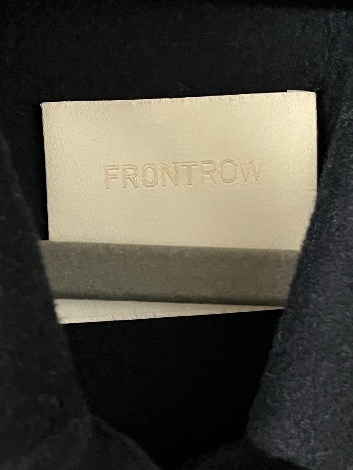 프론트로우 / 김나영 더플코트 네이비 상품이미지4