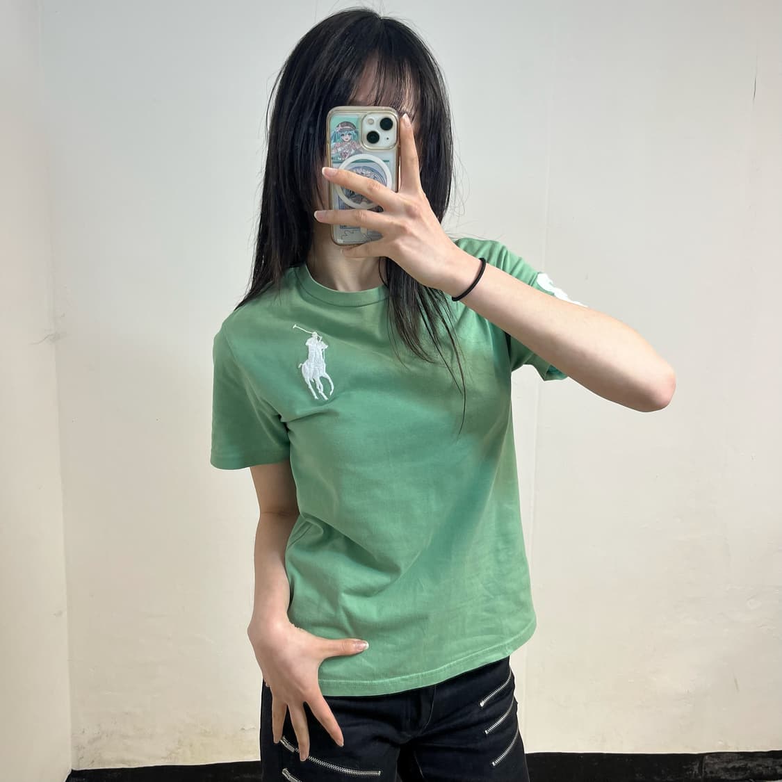 Polo Ralph Lauren green big pony t-shirt 상품이미지2