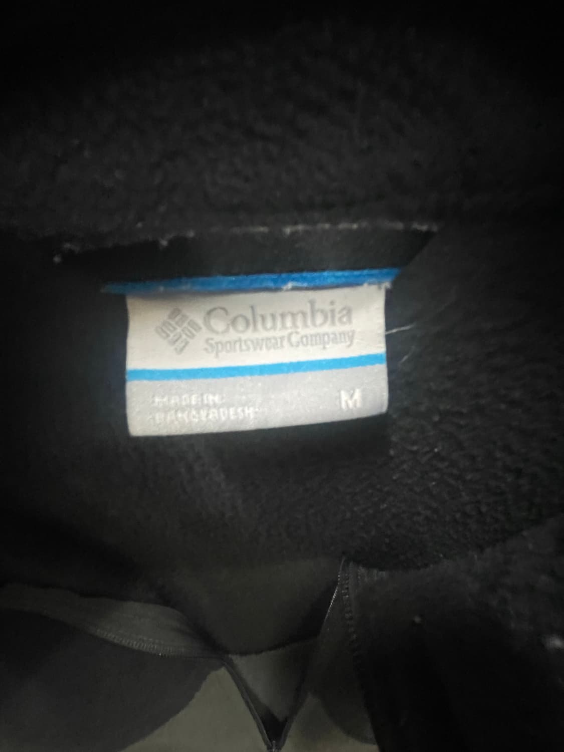 콜롬비아 후리스 블랙 m  상품이미지3