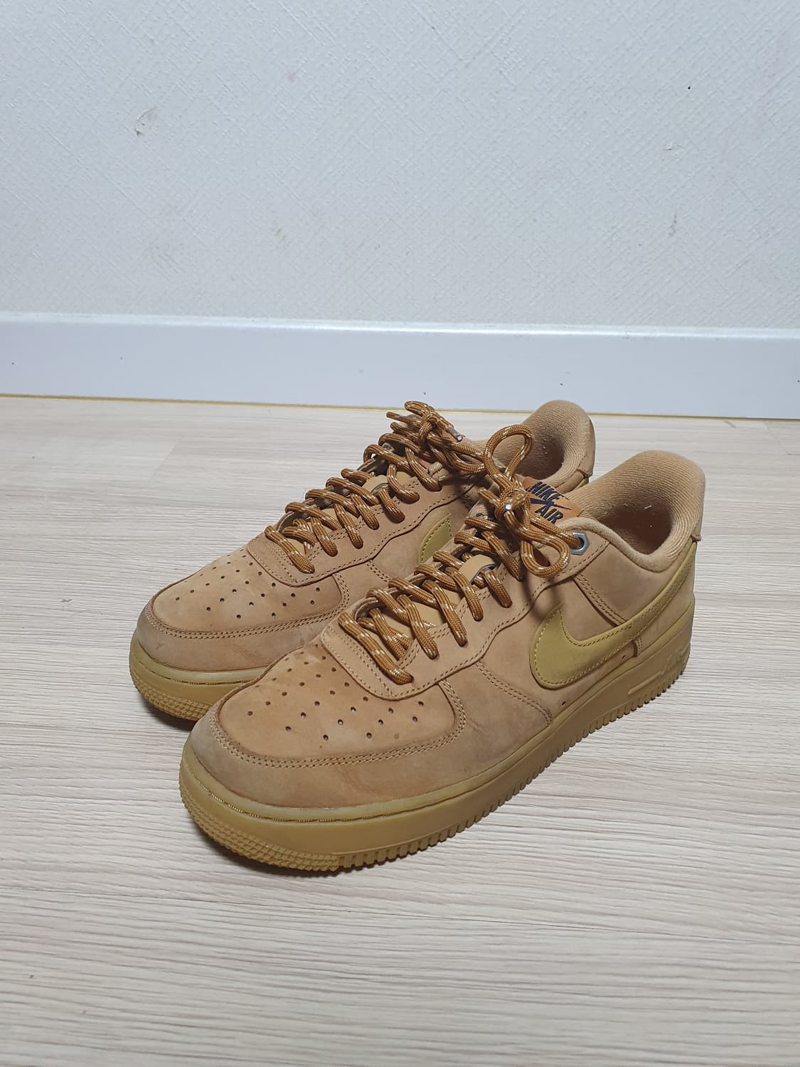 나이키 에어포스1 스웨이드 브라운 270 상품이미지4