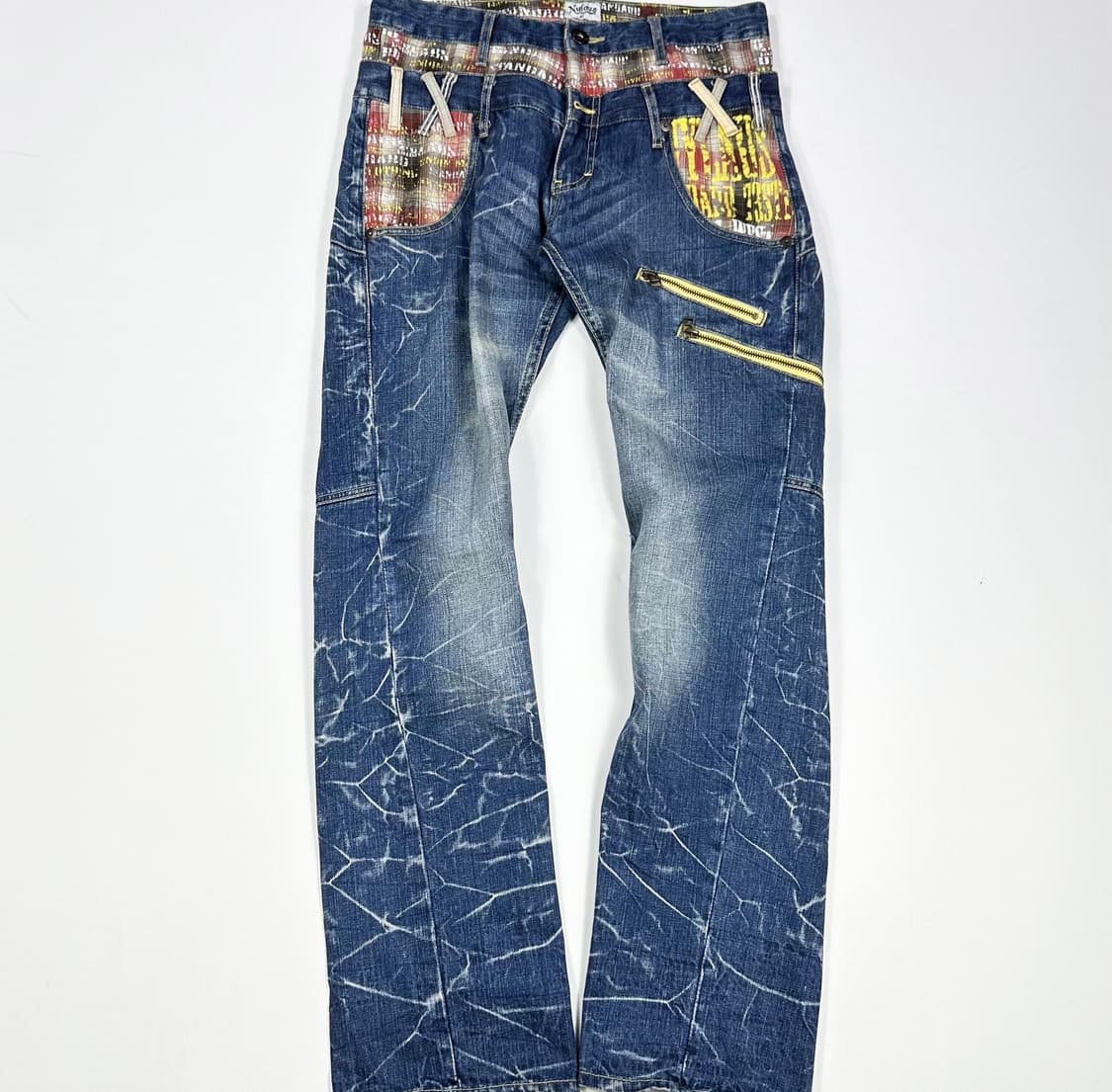 VTG 빈티지 재팬 리메이크 패치워크 데님 팬츠 (30인치) 상품이미지3