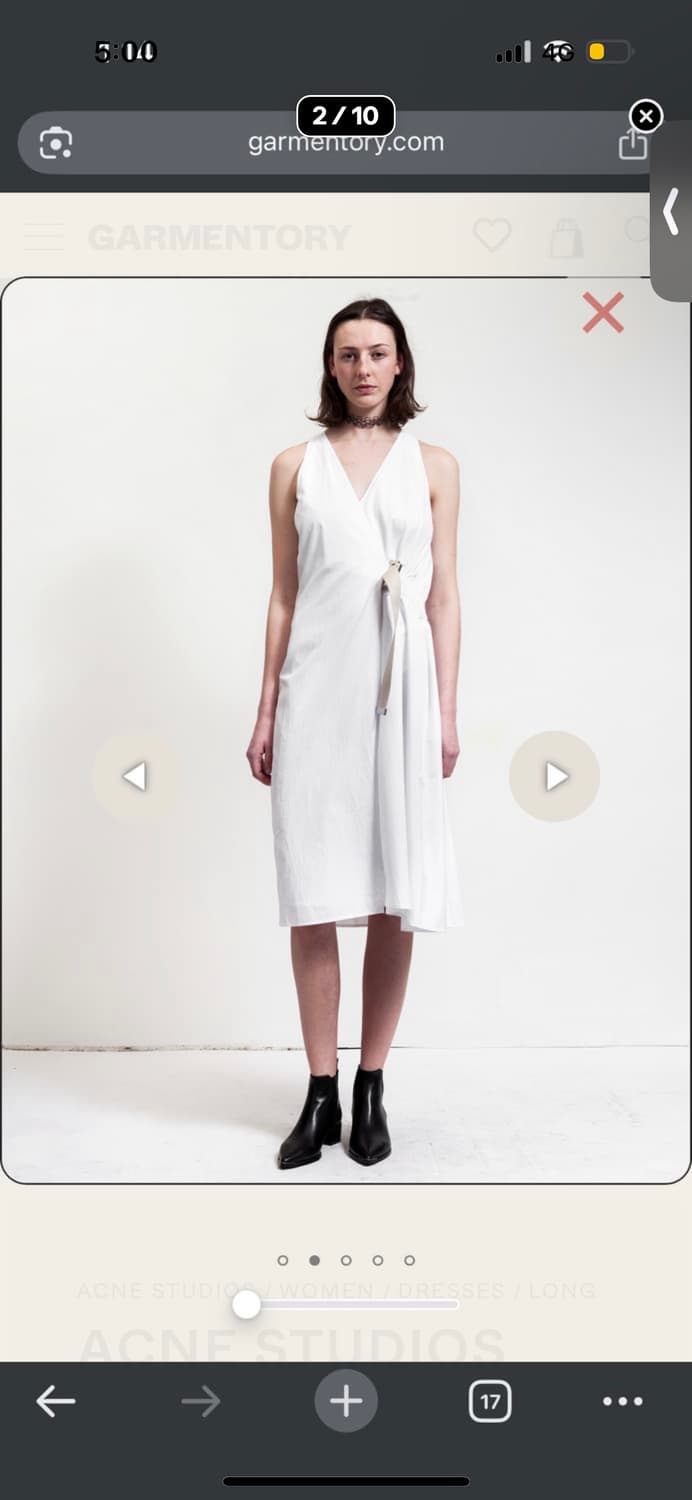 아크네스튜디오 프렌치 화이트 원피스 상품이미지2