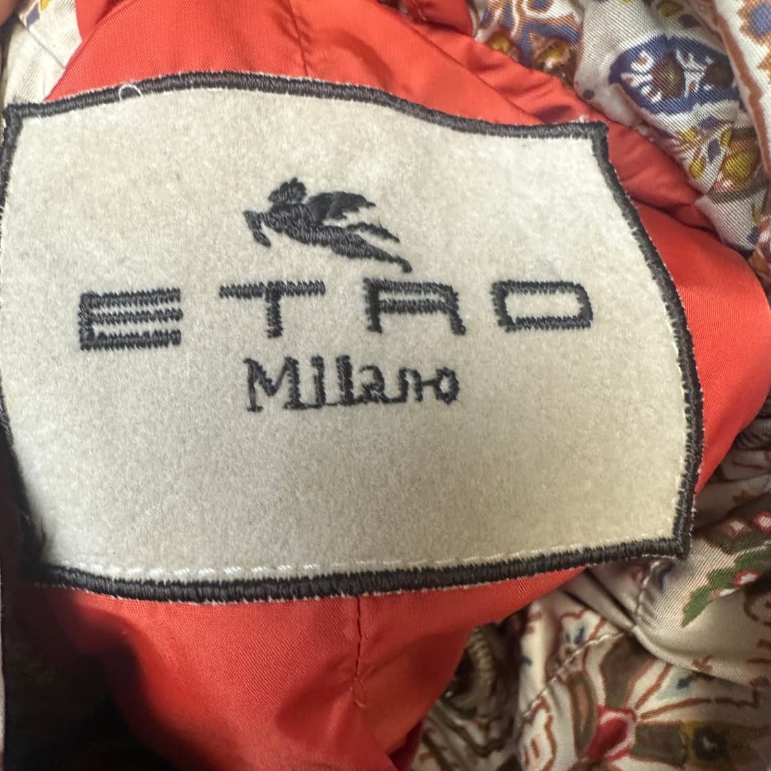 에트로 베이지페이즐리자켓 40 Size 상품이미지3