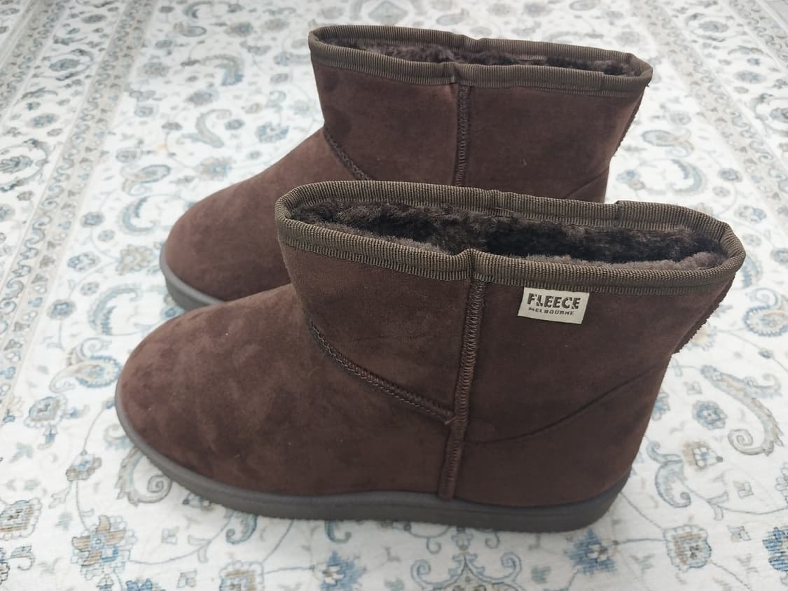 (새상품) 플리스 멜번 스웨이드 털 안감 숏 부츠 250mm 상품이미지5