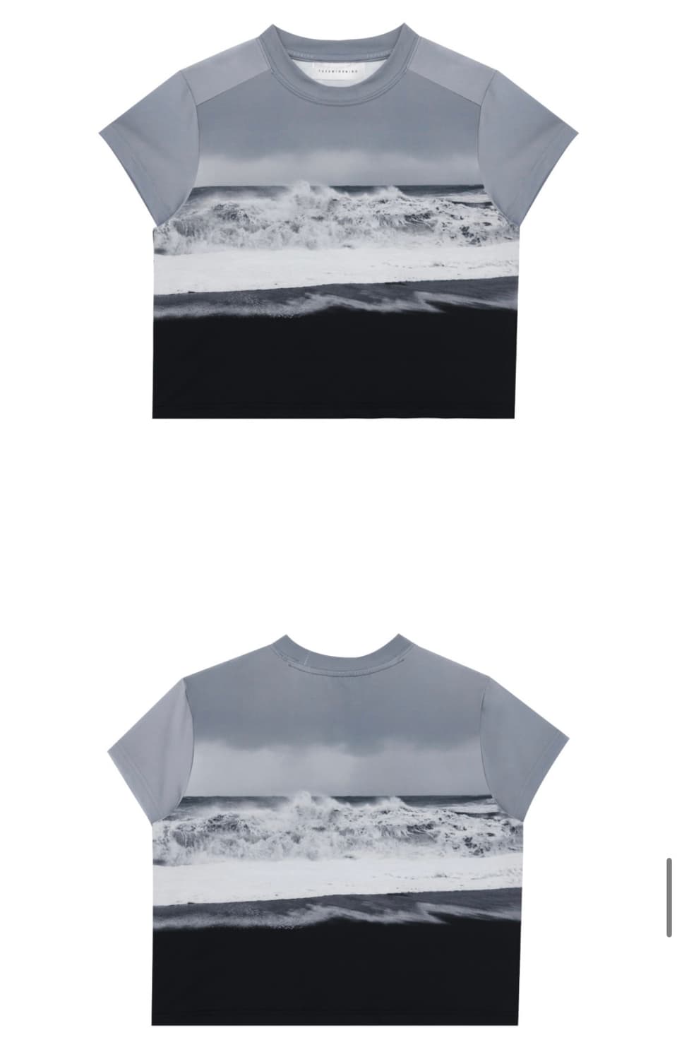 트리밍버드) Summer Wave T-Shirts Light Blue 상품이미지4