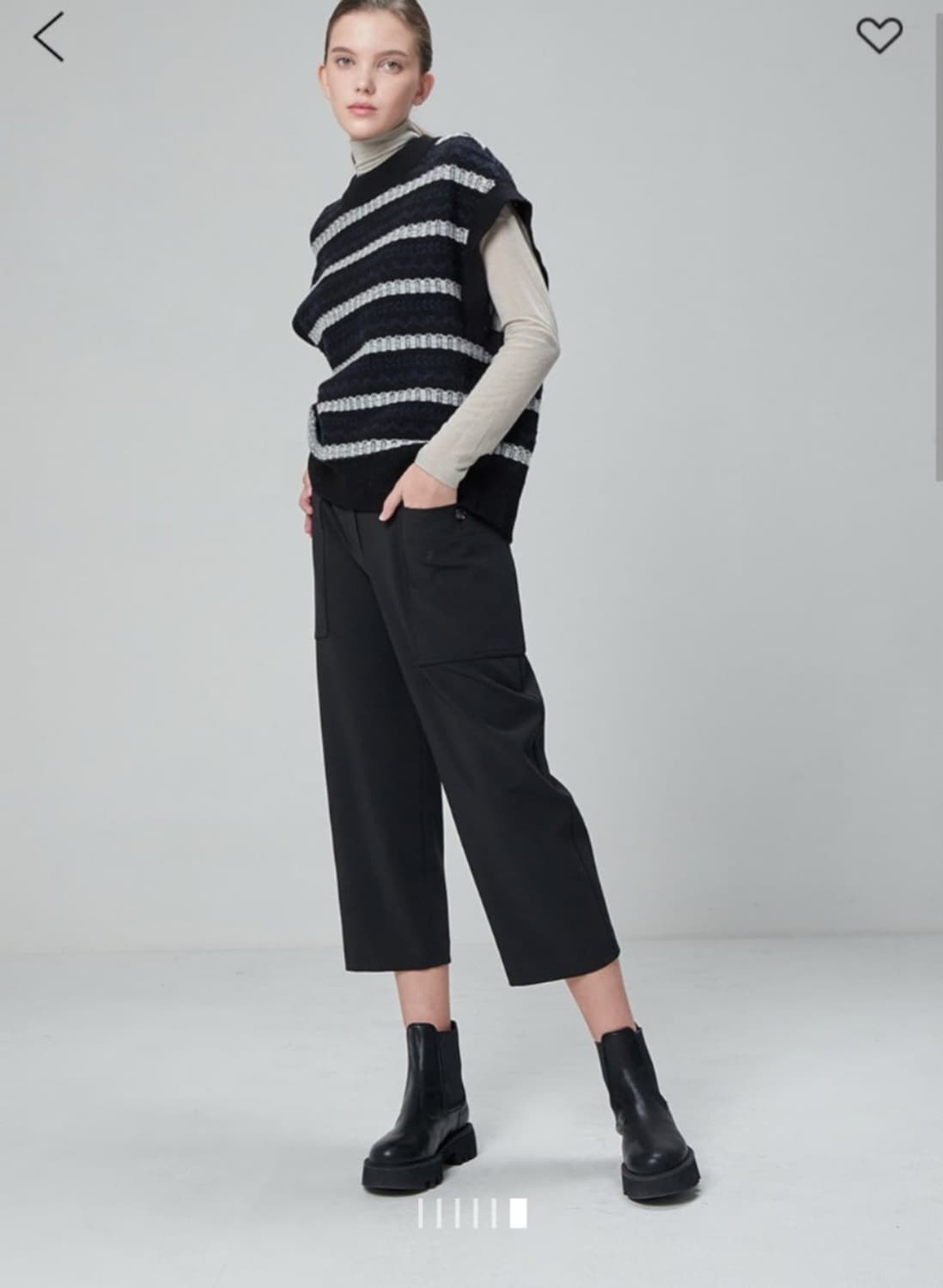 SYSTEM 시스템 오버핏 니트 베스트 F 상품이미지1