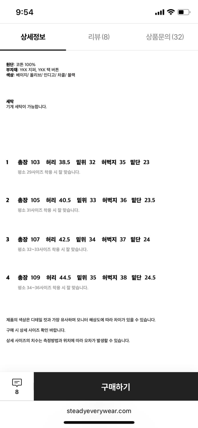 Sew 스테디에브리웨어 릴렉스드 트윌 코튼팬츠 팝니다 상품이미지6