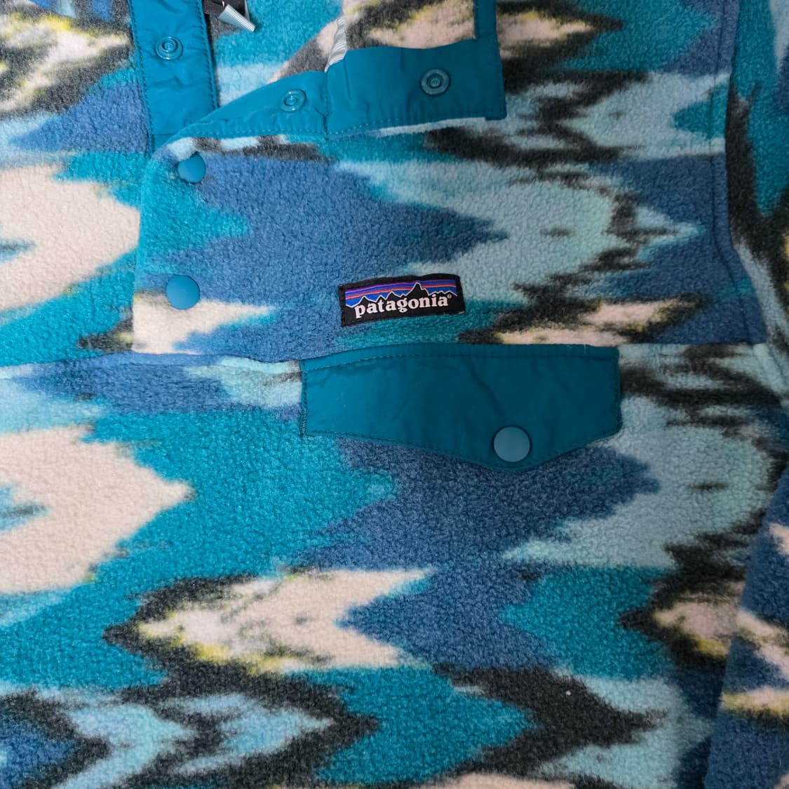 [L] 빈티지 파타고니아 신칠라 플리스 스냅 풀오버 네이티브,아즈텍 상품이미지2