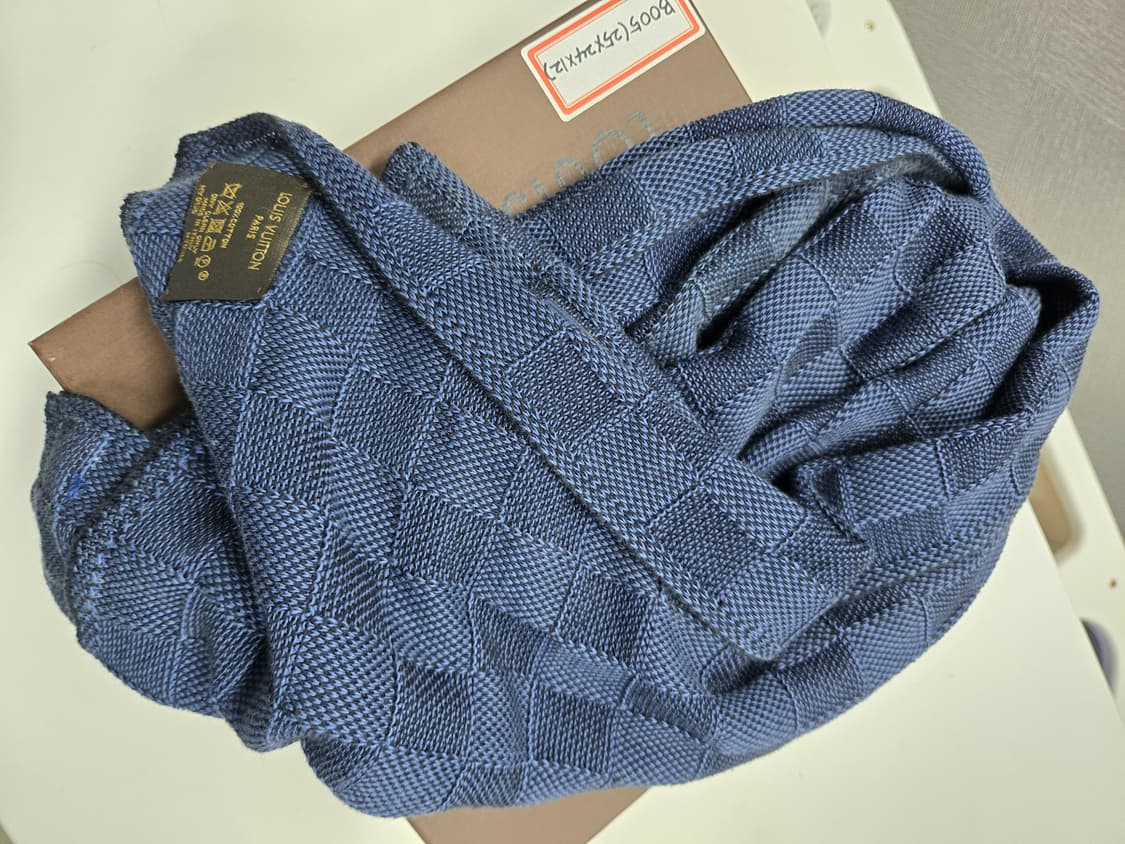 [보증서 정품]루이비통 다미에 머플러 스카프 목도리 상품이미지6