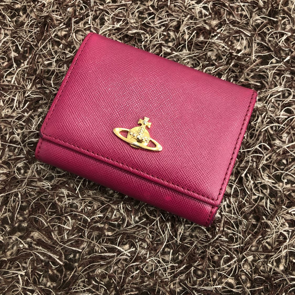 비비안웨스트우드 핑크 반지갑 상품이미지1