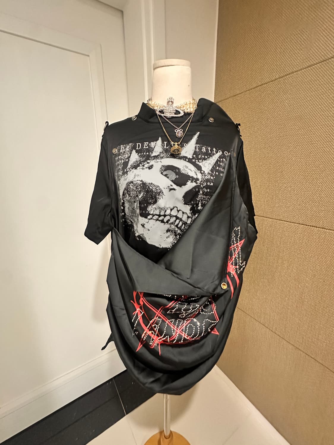 고스 펑크 언밸런스 나나깔 티셔츠 상품이미지1