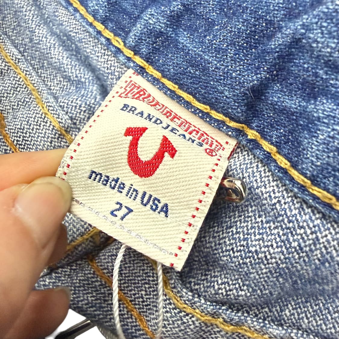 트루릴리젼 데미지 중청 부츠컷 팬츠 상품이미지8