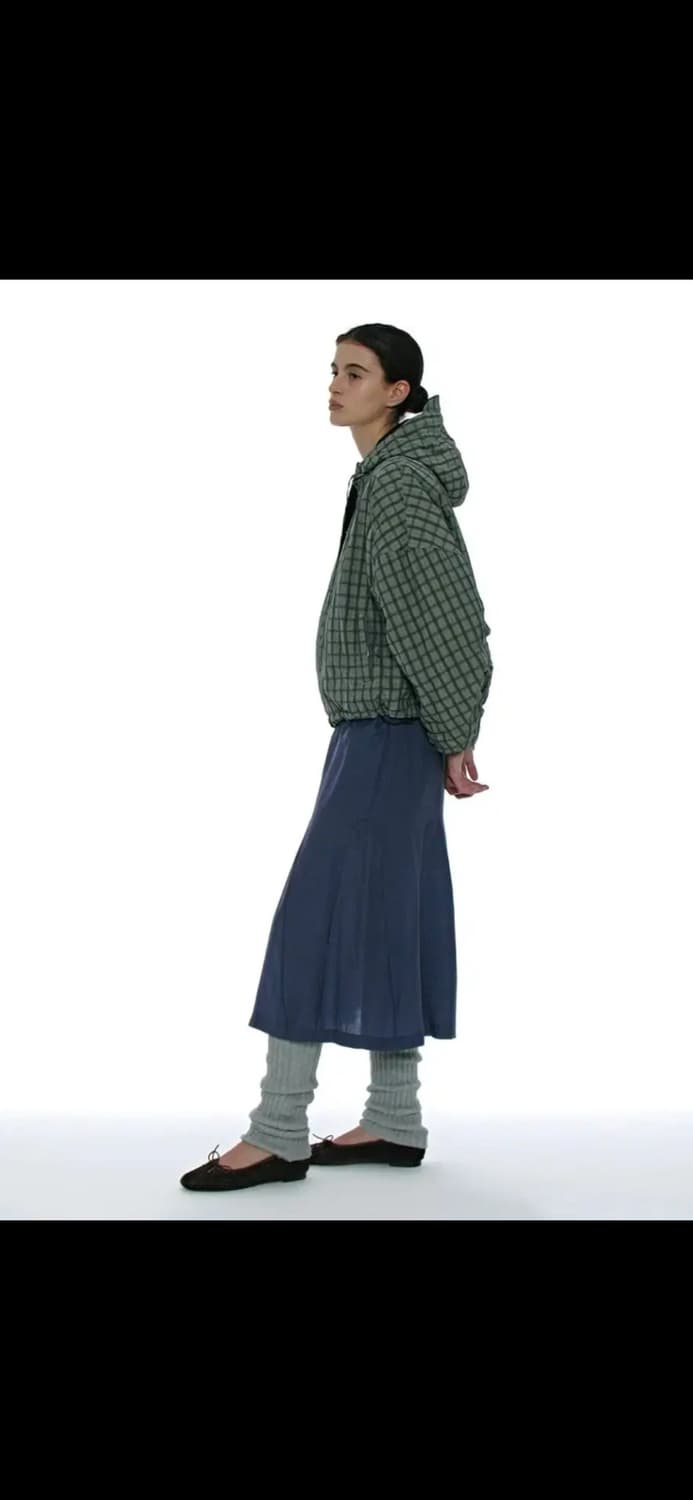 [파르티멘토우먼x송이송이] 리버시블 후디드 윈드브레이커_블랙 상품이미지2