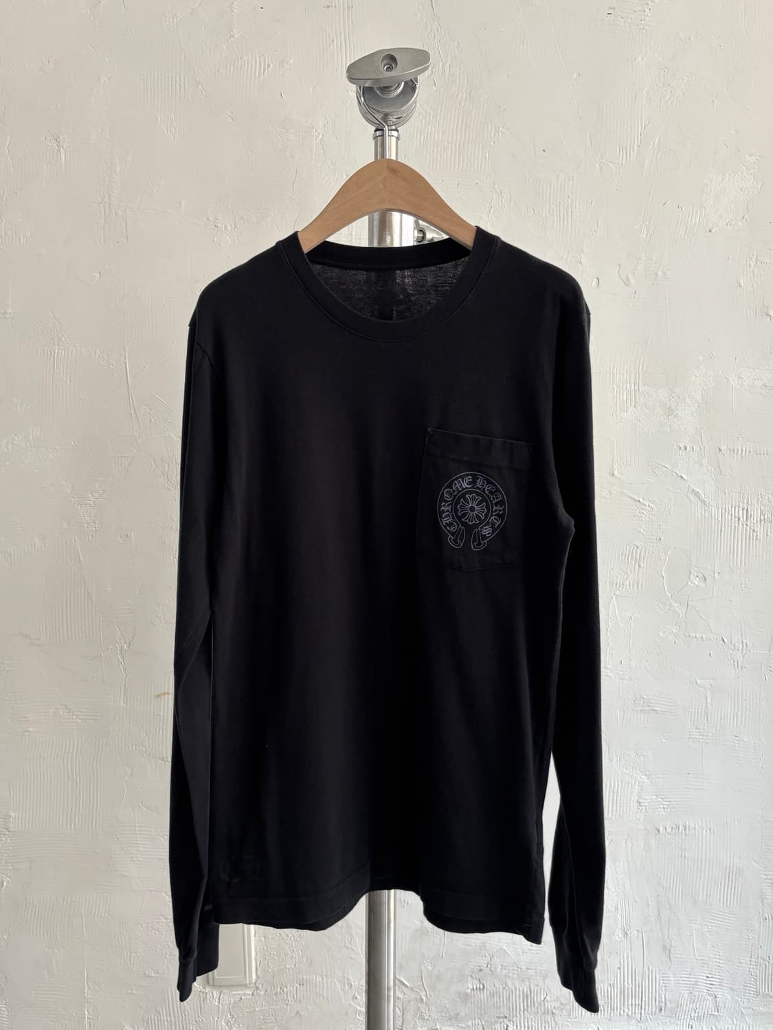 Chrome Hearts 크롬하츠 그레이 홀스슈 로고 스태프 롱슬리브 상품이미지1