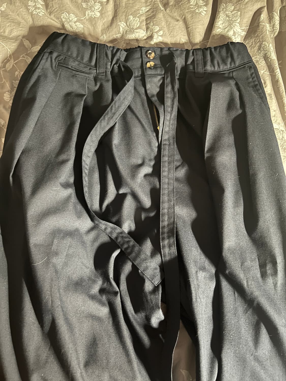 실라주 하카마팬츠 네이비 상품이미지2