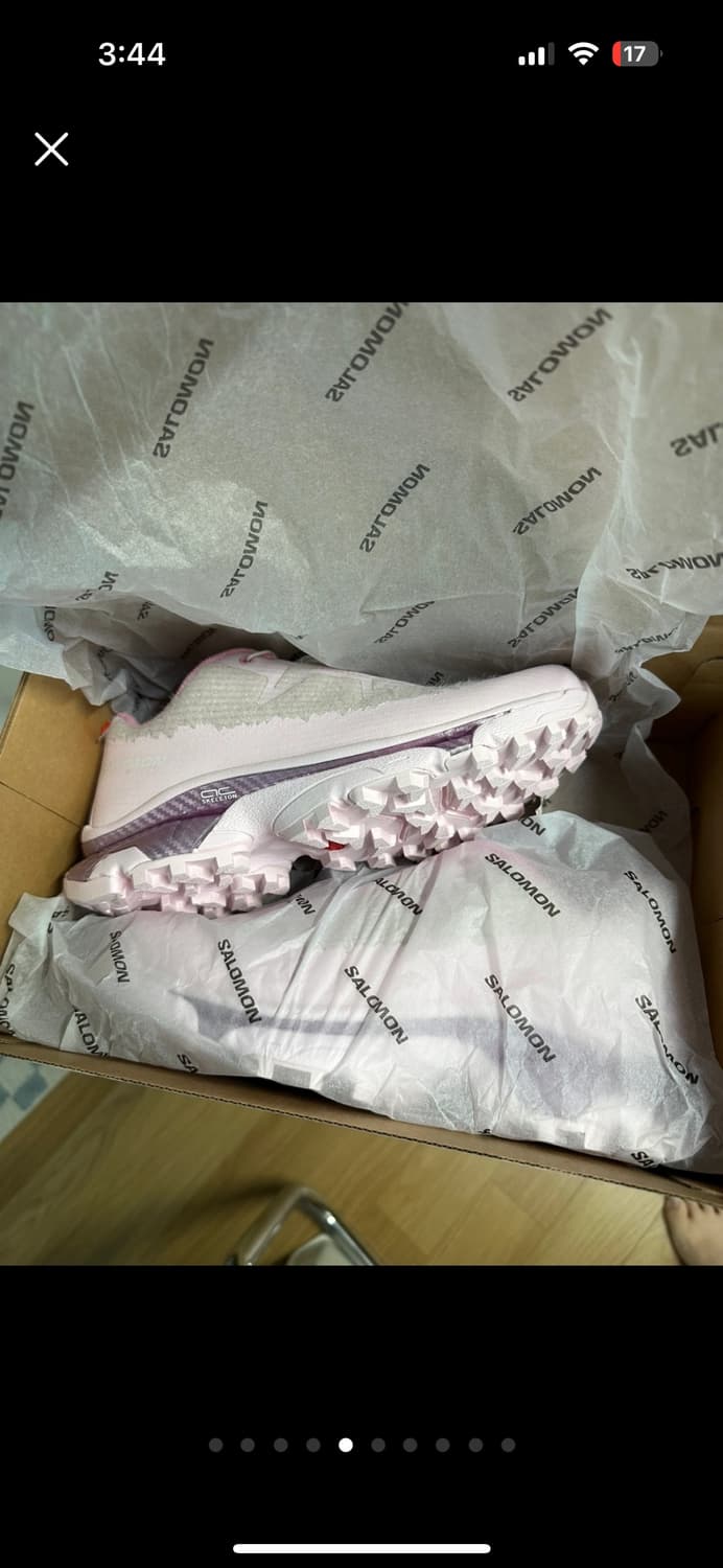 살로몬x필레오 XT-SP1 크래들 핑크 프리즘 핑크 230 새상품 상품이미지4