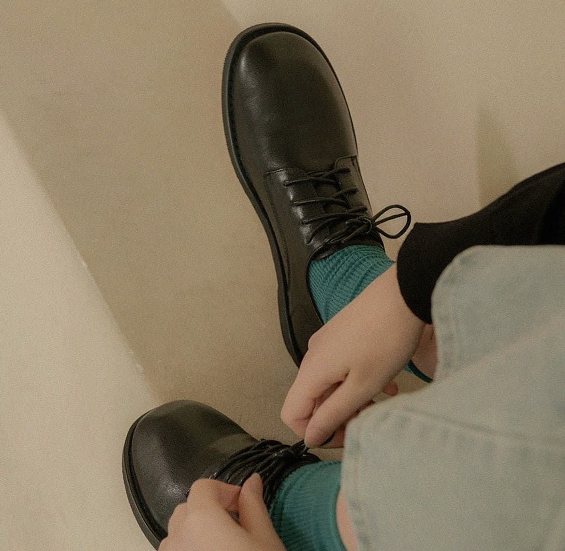 플로리다스튜디오 데이릴리 소가죽 더비 슈즈 상품이미지1