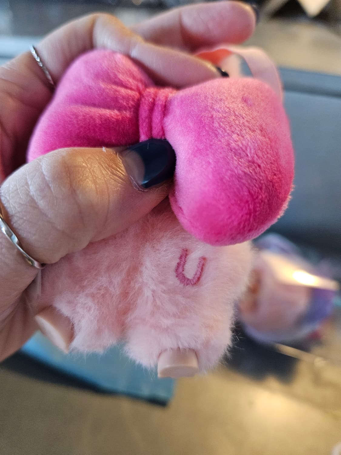 팝마트 라부부 미니 인형 키링 핑크 토끼 상품이미지4