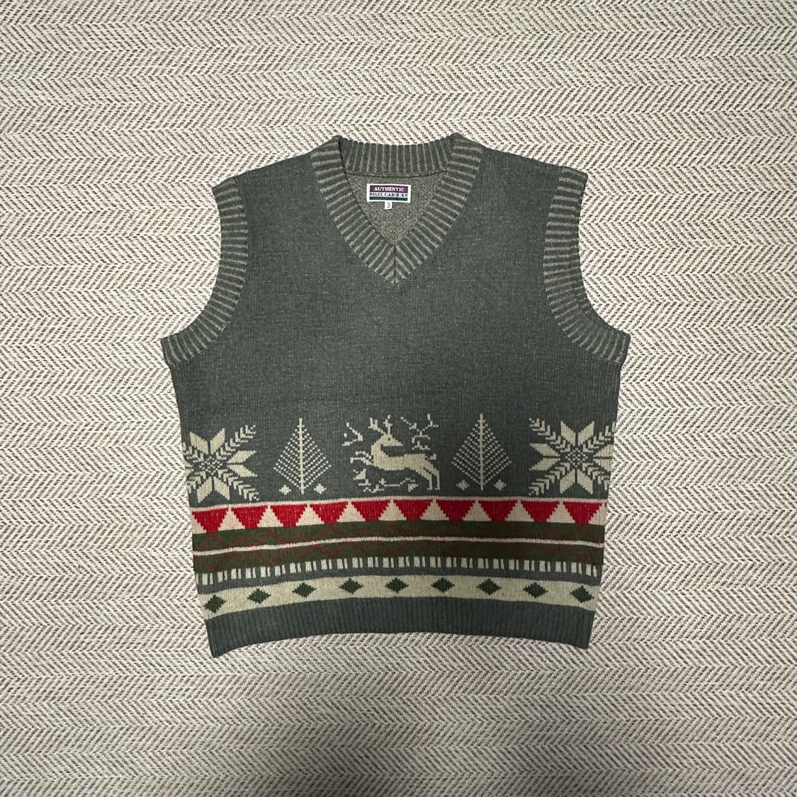 NIGEL CABOURN japan made knit vest 상품이미지1