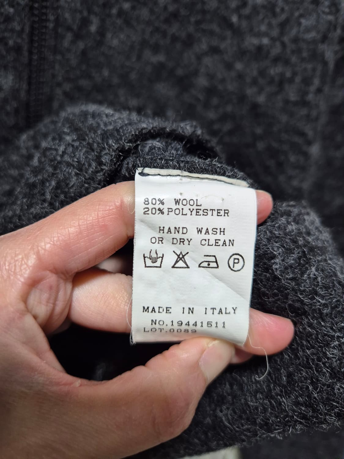 (세일)VTG. GAUSALITO 차콜 압축울자켓 상품이미지9