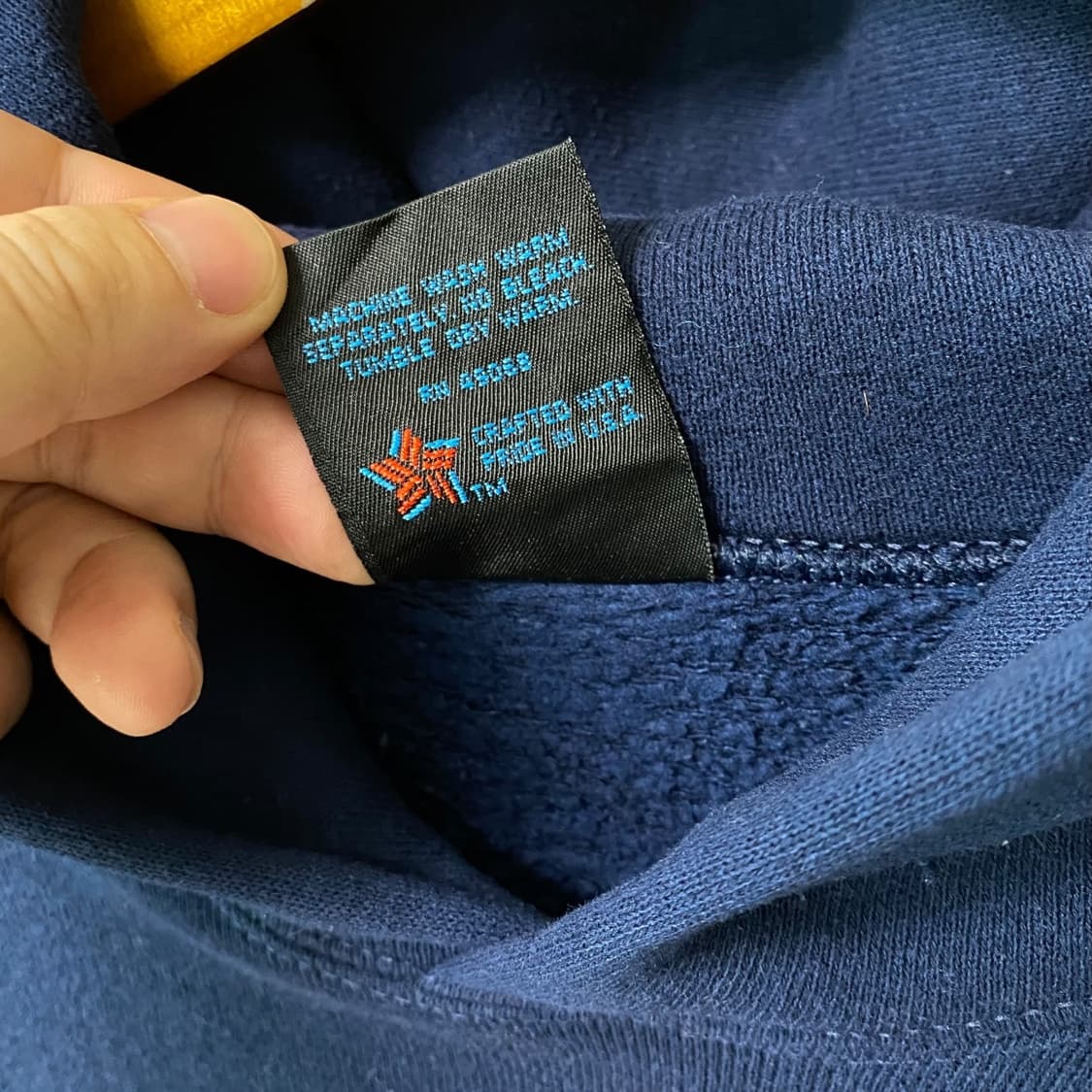 (XL)soffe 소피 navy 미해군 후드티셔츠 상품이미지4