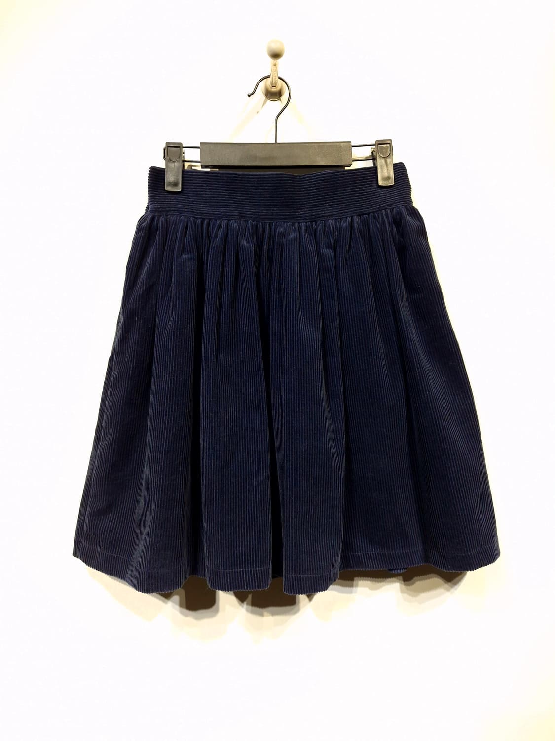 SMOOTHMOOD 스무스무드 코듀로이 스커트 네이비 상품이미지3