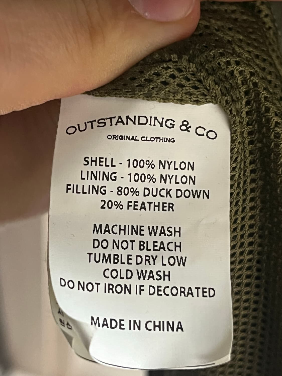 아웃스탠딩 패딩 상품이미지4