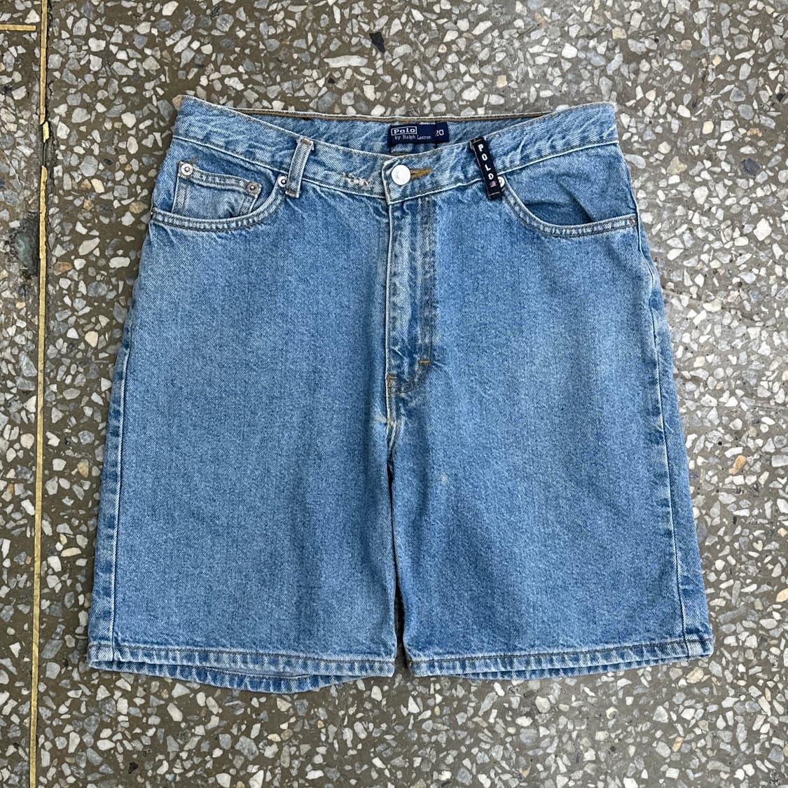 90s USA 폴로 랄프로렌 데님 쇼츠 30 상품이미지2