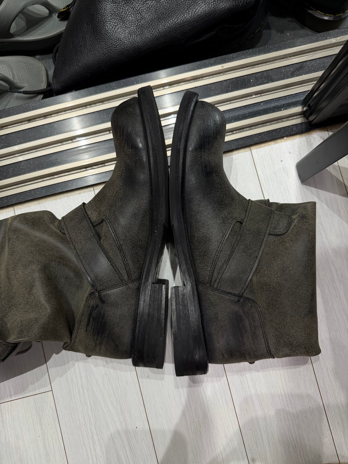 [NEGATIVETHREE] Slouchy middle Boots 240 상품이미지5