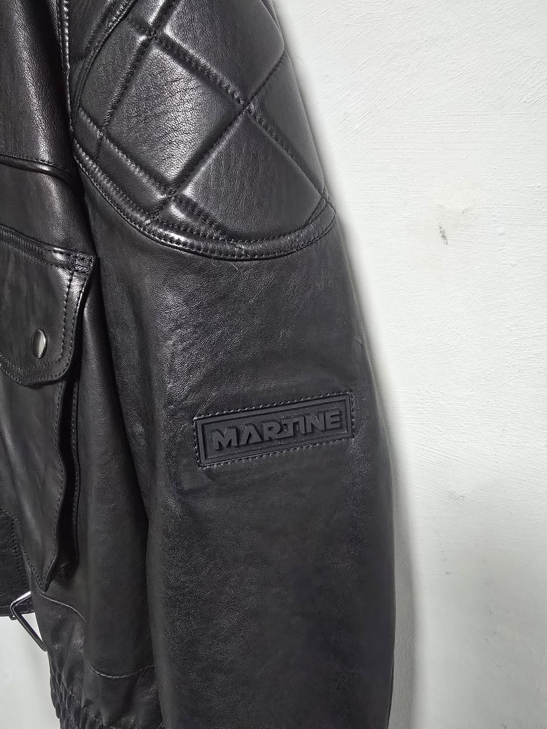 Martine Rose 리얼 양가죽 라이더 자켓 M  상품이미지6