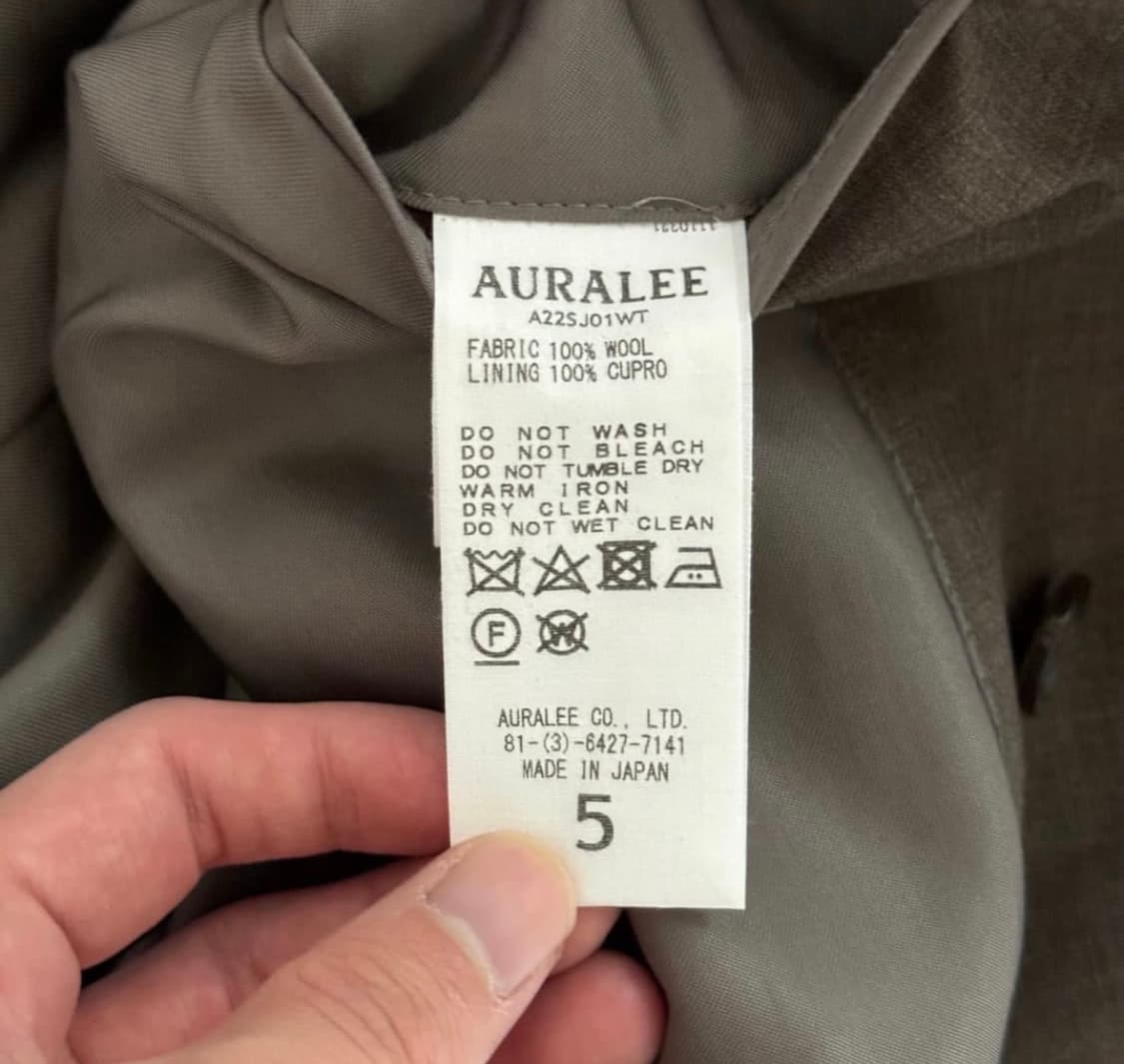 오라리 트로피컬 울 셋업 (auralee tropical wool) 상품이미지6