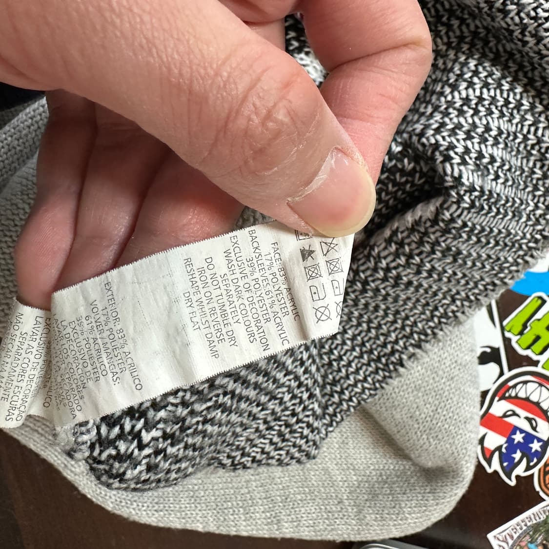 디즈니 미키 마우스 아크릴 니트 스웨터 L 상품이미지7