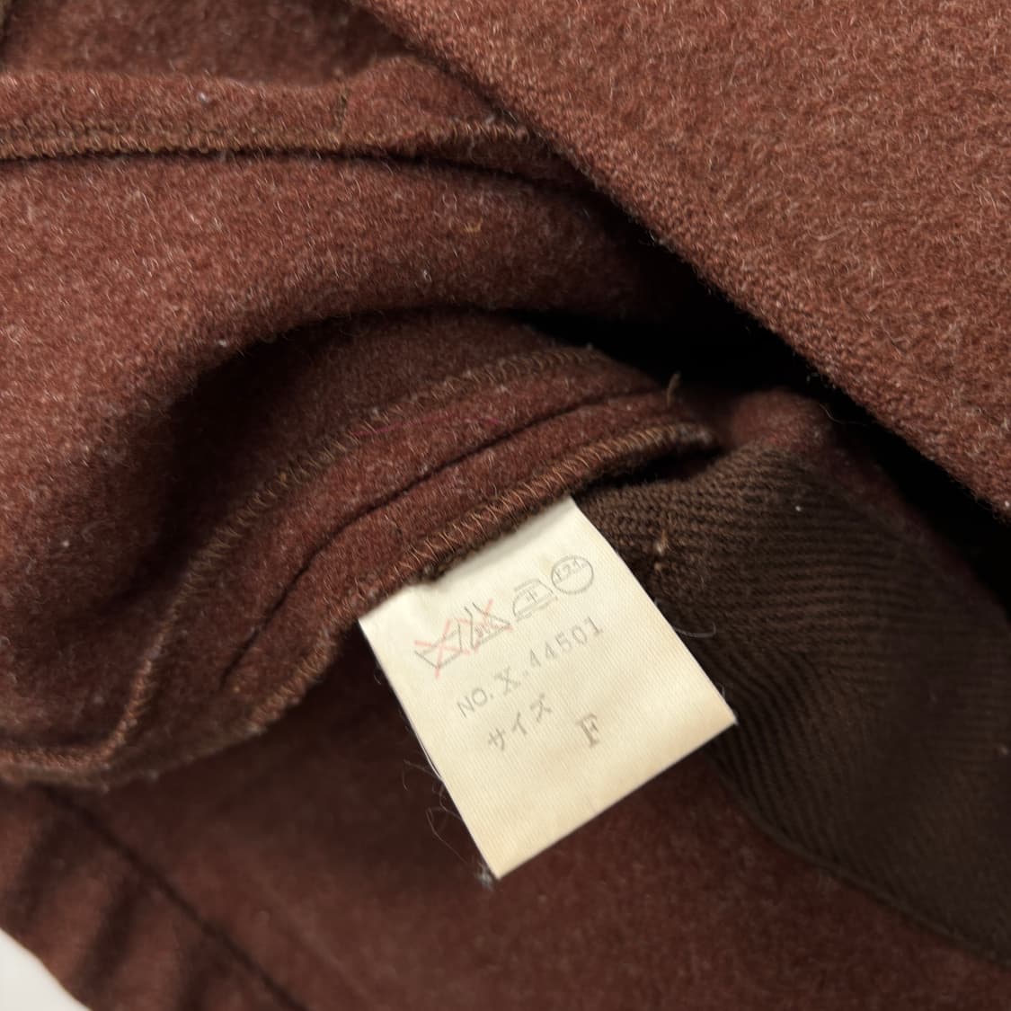 빈티지 브라운 더플 숏코트   상품이미지9