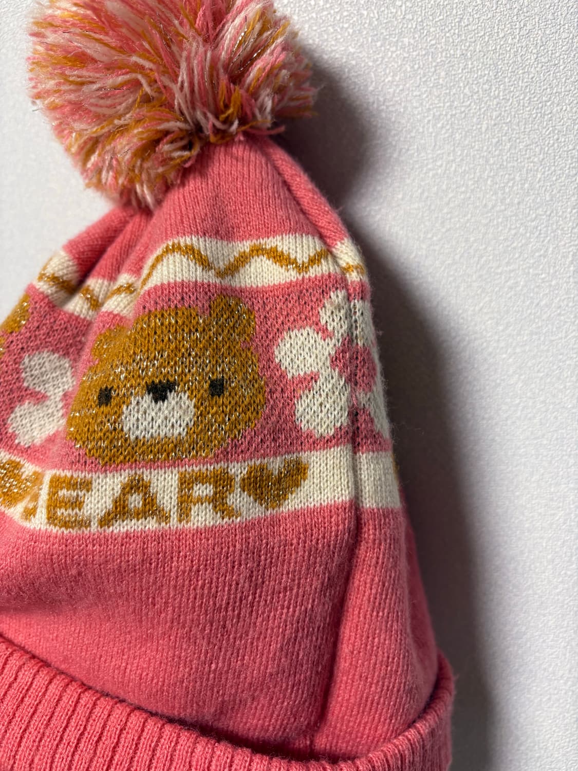 곰돌이 털모자 비니  모리걸  노르딕 일본 빈티지 하구미 리락쿠마 키티  상품이미지3