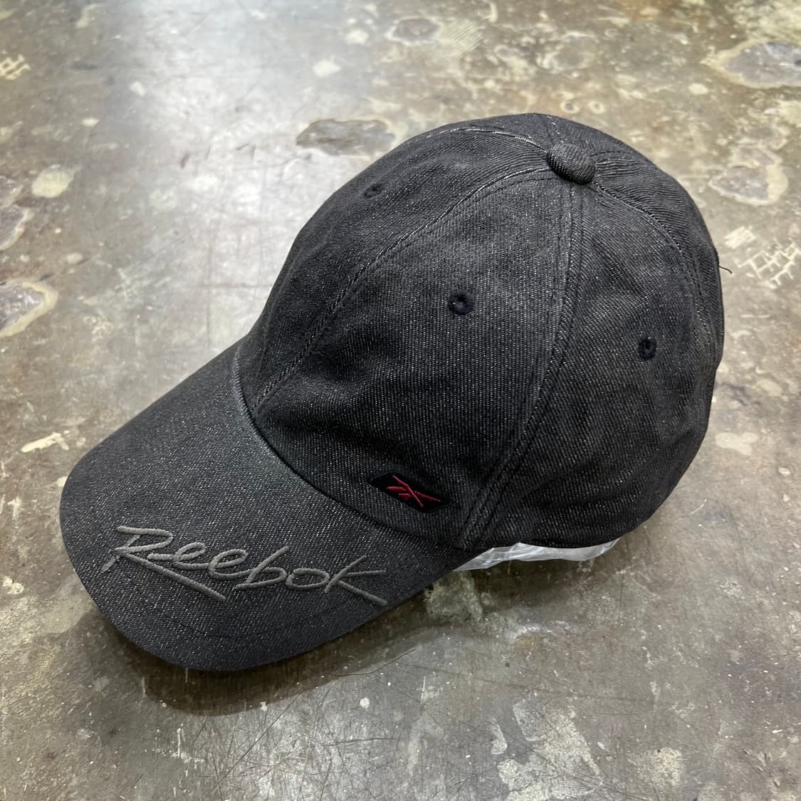 빈티지 리복 블랙 데님 볼캡 야구모자 모자 상품이미지2