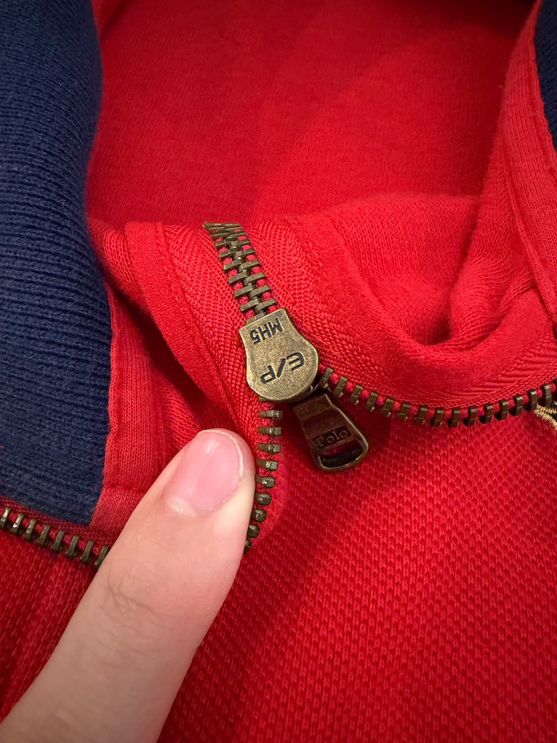 폴로 랄프로렌 빅포니 치프키프 코튼 져지 레드 상품이미지4