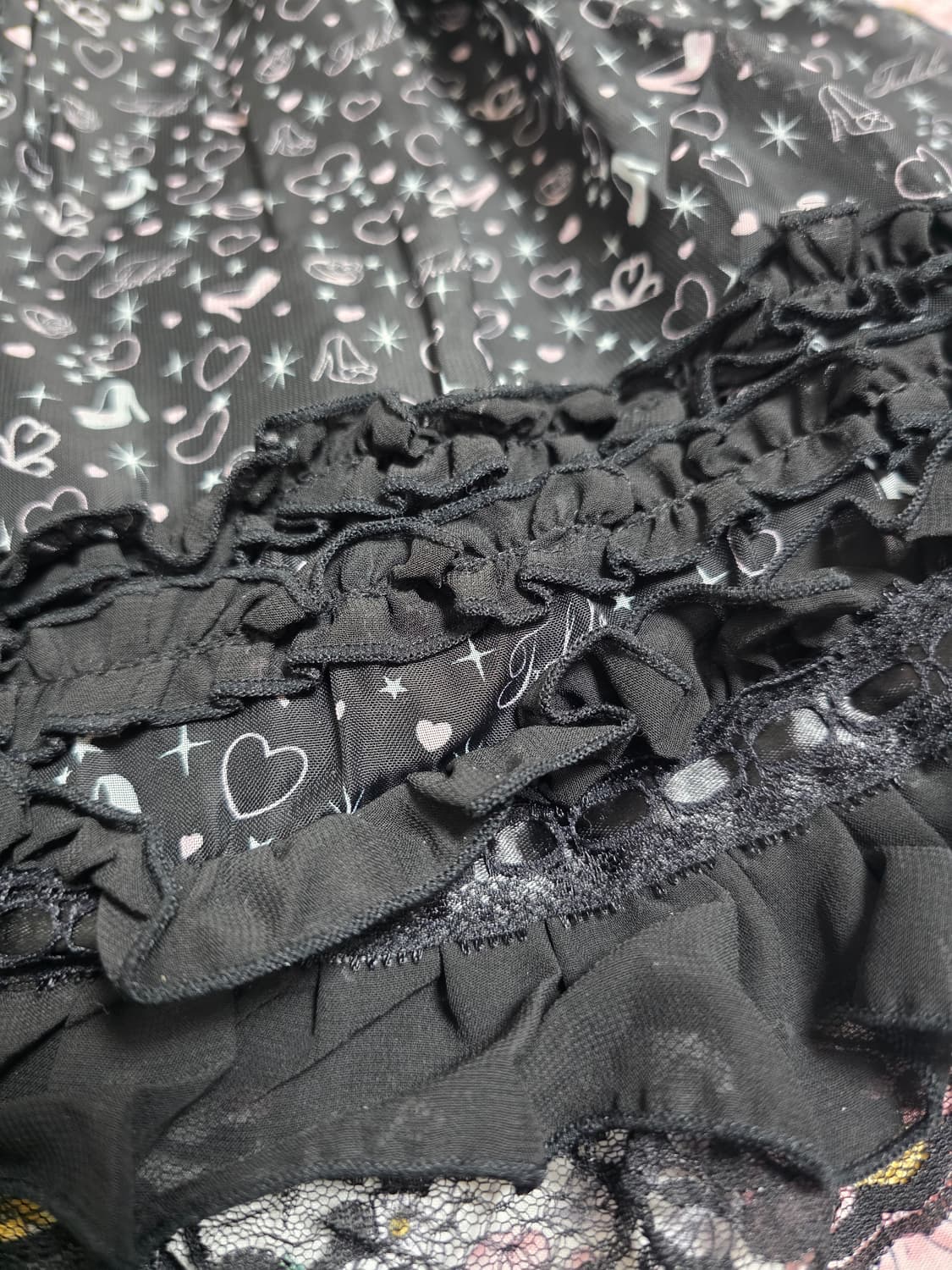 TRALALA 트랄라라 고전 빅리본 리즈리사 프릴레이스원피스 상품이미지3