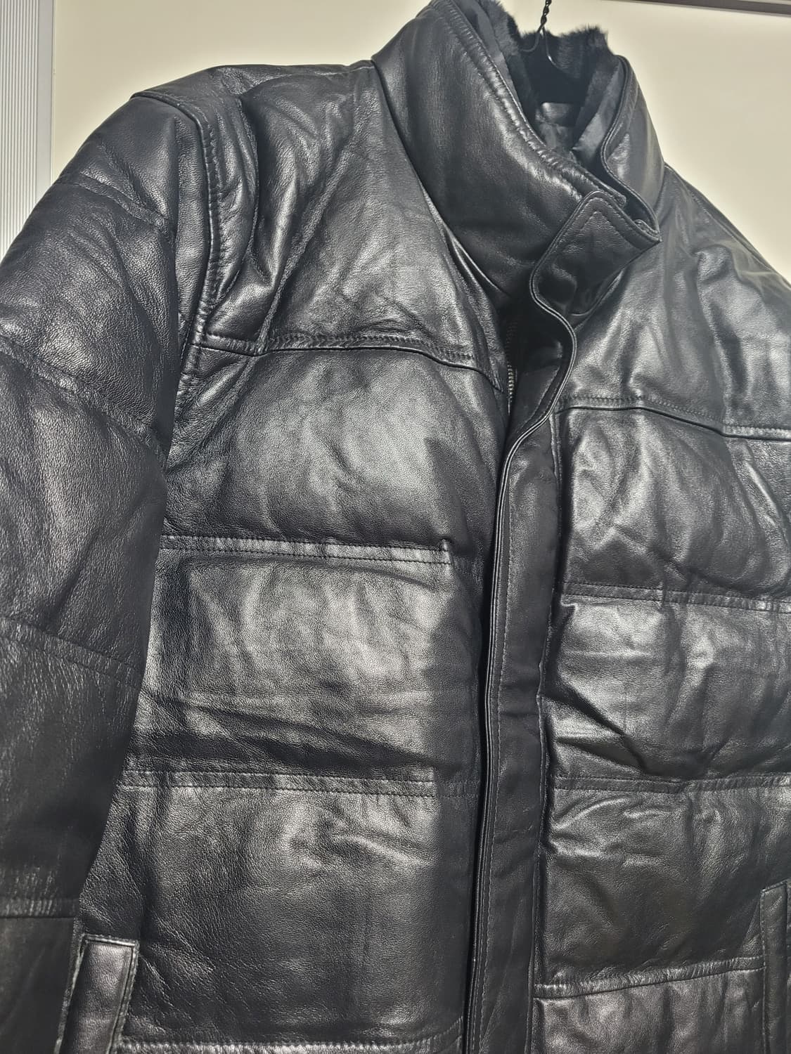 남성 양가죽 위즐카라 구스다운 상품이미지7