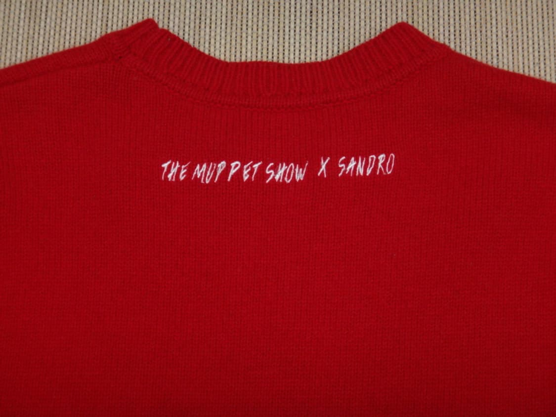 (호칭1) 산드로 머펫 캡슐 컬렉션 울 라운드넥 니트 상품이미지3