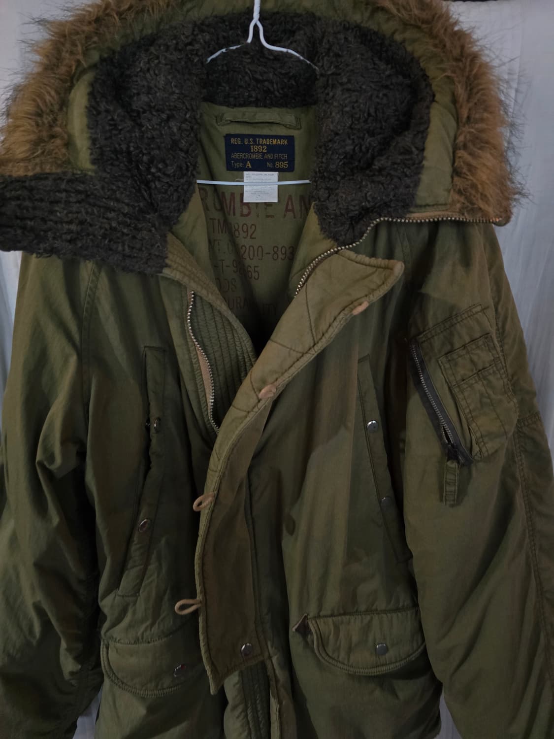 아베크롬비앤피치 빈티지 N3B야상 점퍼 상품이미지1