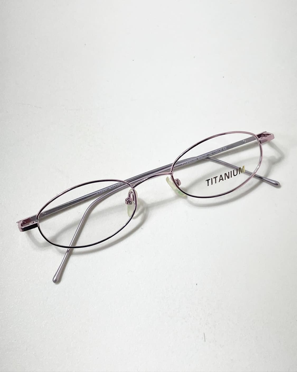90s Titanium Optical 슬림스퀘어 안경 상품이미지2