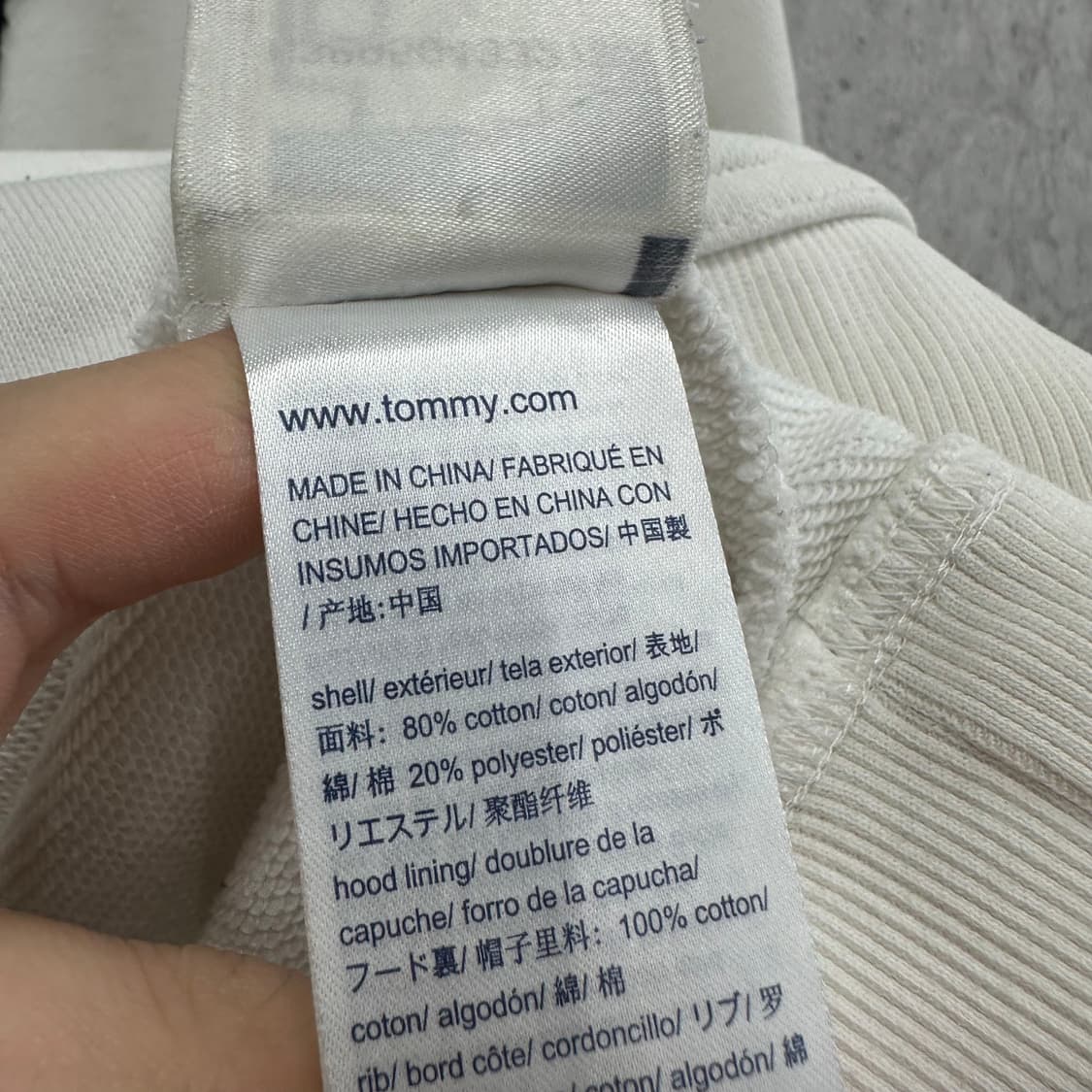 100 타미힐피거 여자 루즈핏 후드집업 상품이미지4