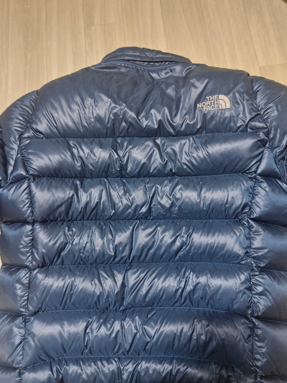 노스페이스 패딩 800 블루 상품이미지2