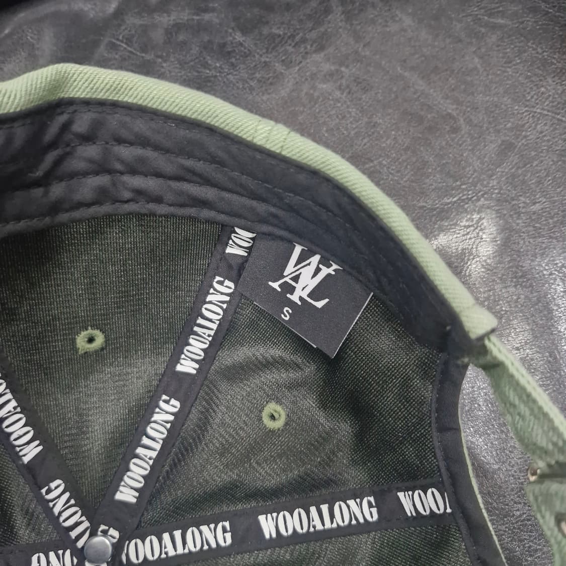 우알롱 로고 볼캡 상품이미지3