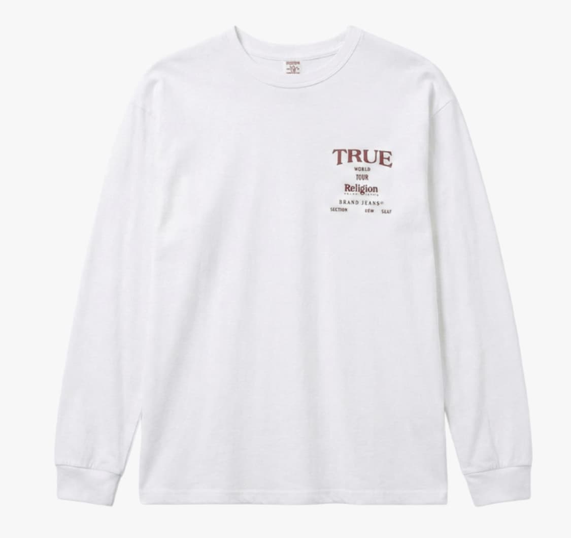 [새제품]트루릴리전 롱슬리브 화이트 L 상품이미지2