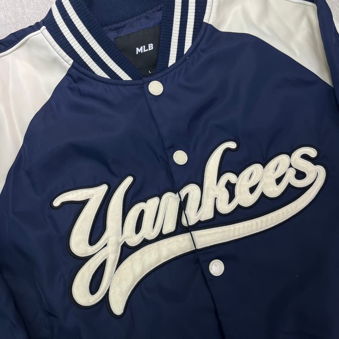 100 mlb 양키즈 나일론 바시티 자켓 상품이미지2