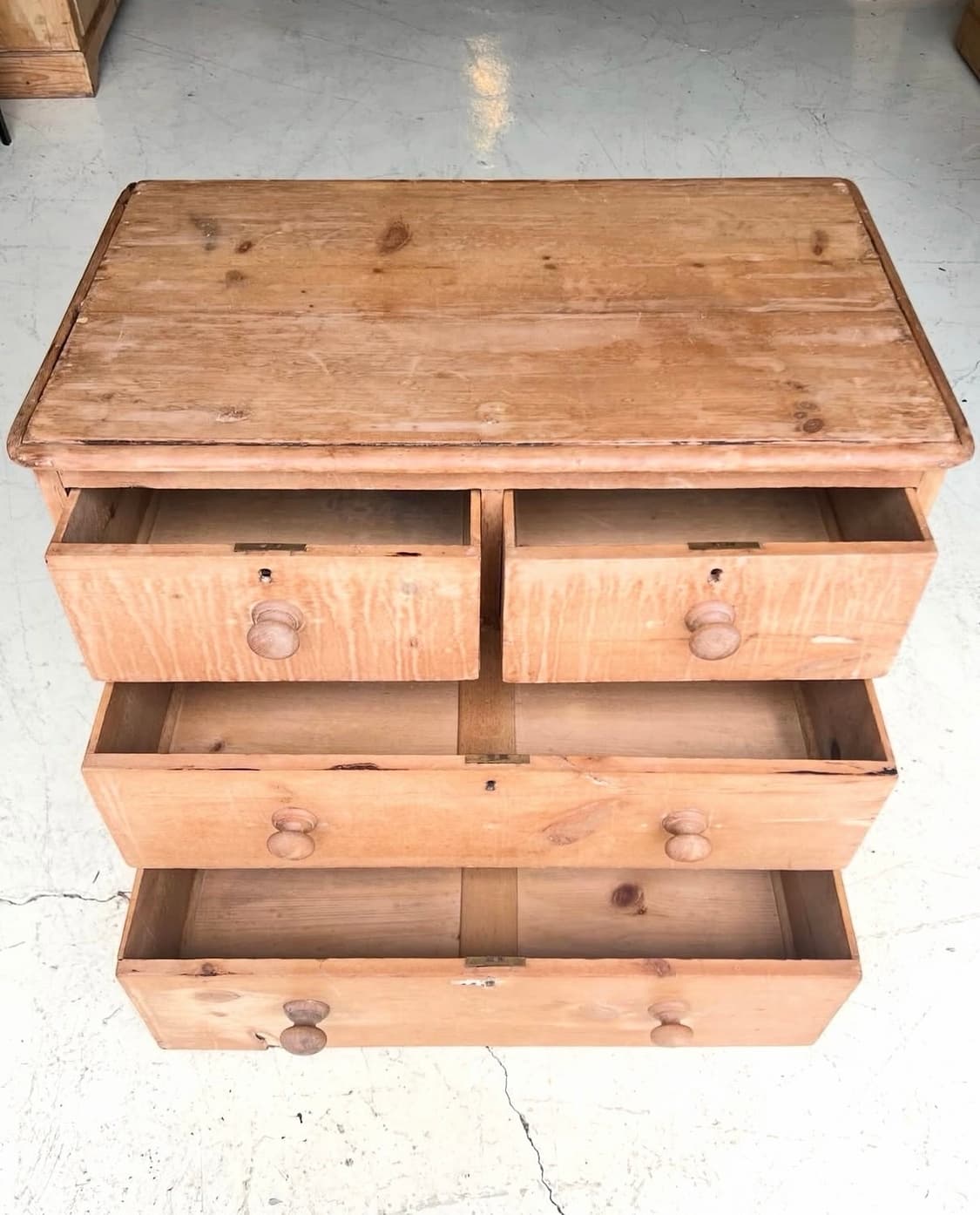 빈티지가구 앤틱가구 영국 UK 올드파인 서랍장 상품이미지4